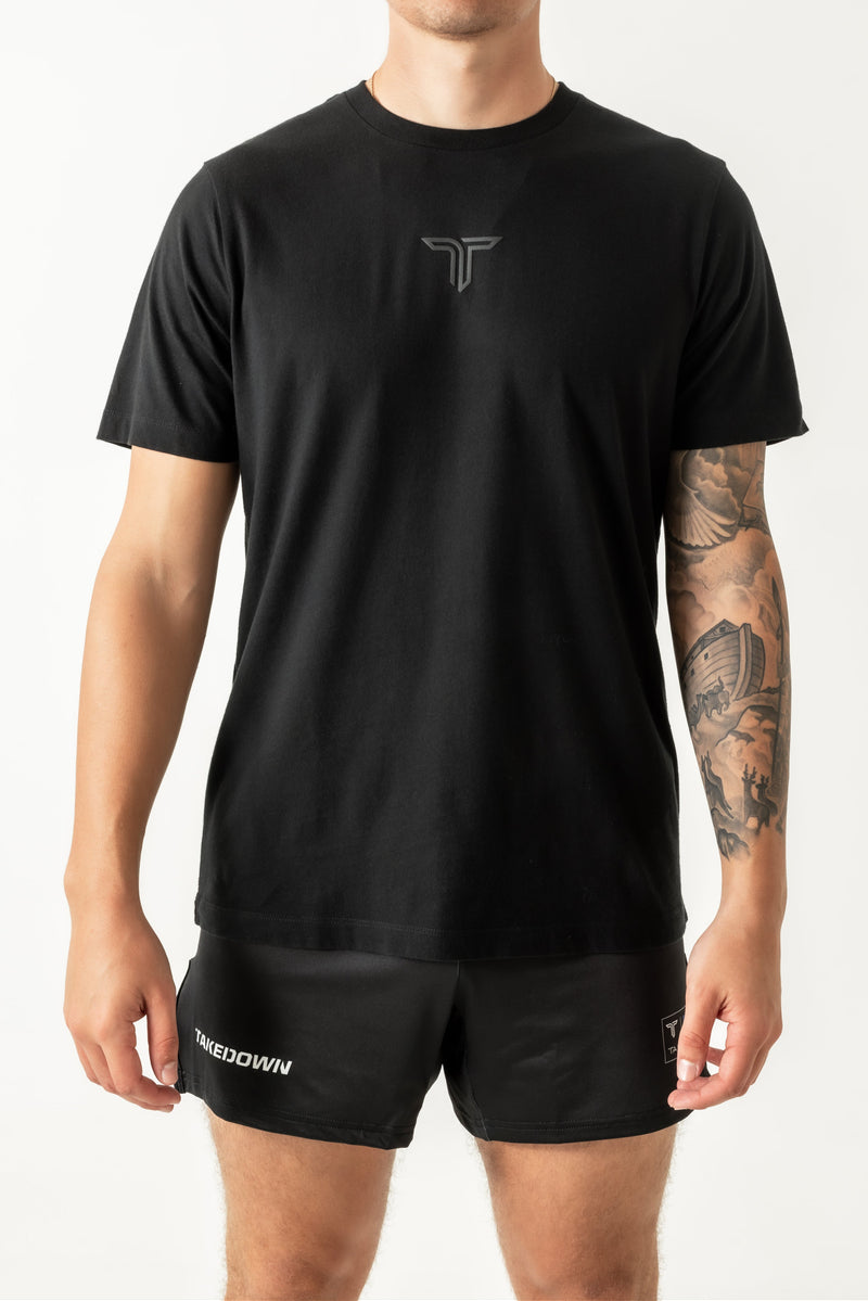 Essential T-Shirt - Black Icon - Black