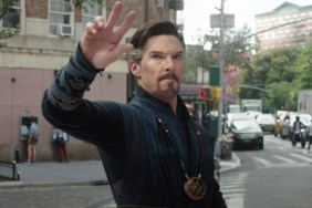 Benedict Cumberbatch wields his hand as Doctor Strange.