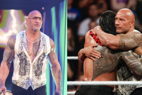 The Rock and Roman Reigns on WWE RAW Netflix Premiere.